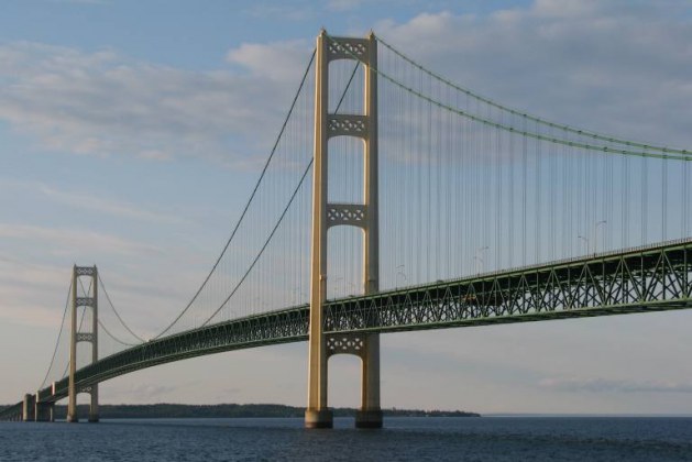 Mackinac Bridge: Construction of the Most Aerodynamically Stable Suspension Bridge