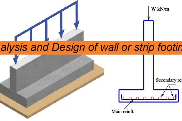 Analysis and Design of RC Wall Footing Based on ACI 318-19