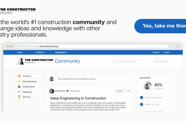 Join the World’s First Construction Community