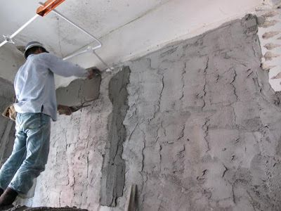 Applying of Finishing coat of plastering work