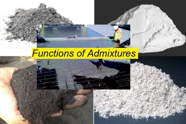 Functions of Admixtures in Fresh and Hardened State of Concrete