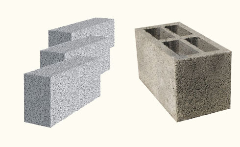 Hollow and Solid Concrete Blocks